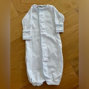 Magnolia Baby Baby Joy Converter with light blue crochet trim